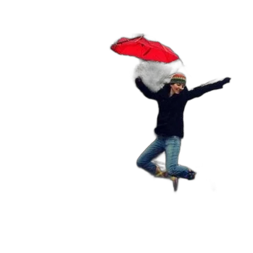 umbrella, jacket, staff, pixel art transparent PNG cut-out
