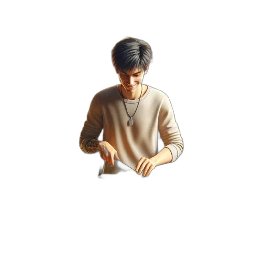 jacket, staff, food, weapon transparent PNG cut-out