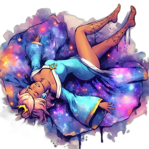dress, robot, watercolor, anime transparent PNG cut-out