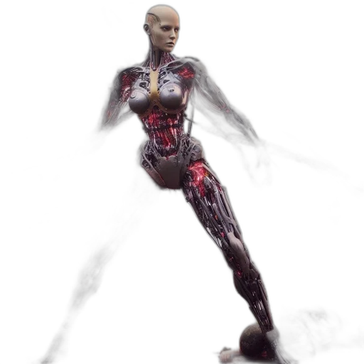 robot, creature, weapon, concept art transparent PNG cut-out