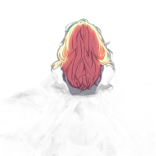 dress, crown, hair, jacket transparent PNG cut-out