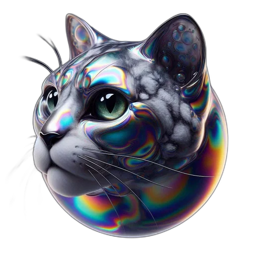mask, photorealistic, 3d render, vaporwave transparent PNG cut-out