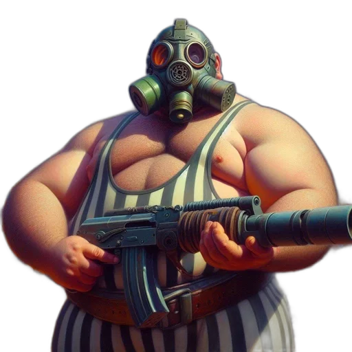 mask, weapon, creature, robot transparent PNG cut-out