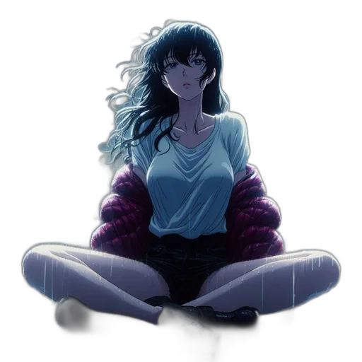 jacket, dress, flower, creature transparent PNG cut-out