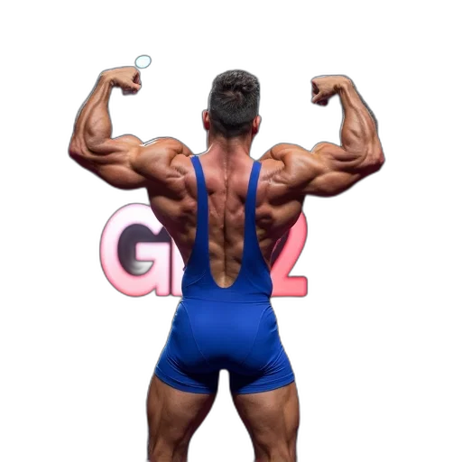photorealistic, 3d render, concept art, muscular transparent PNG cut-out