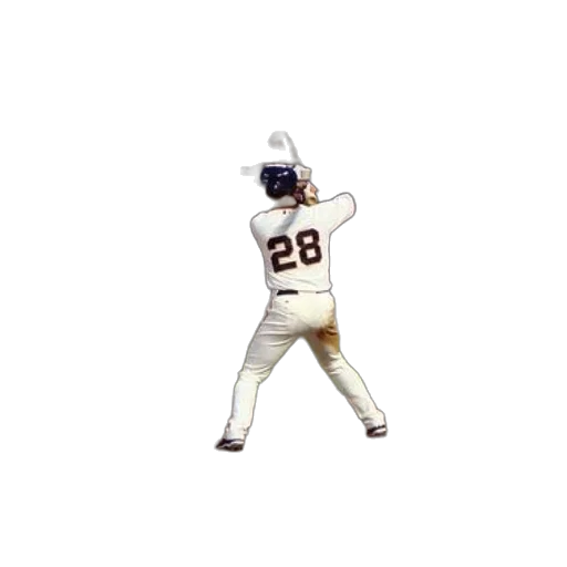 baseball, player, number, his transparent PNG cut-out