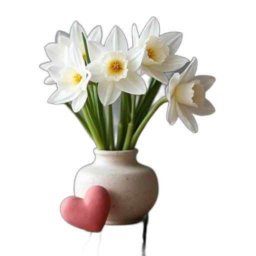 flower, 3d render, photorealistic, white transparent PNG cut-out