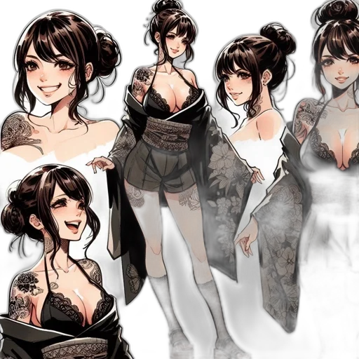 dress, concept art, comic book art, fantasy art transparent PNG cut-out