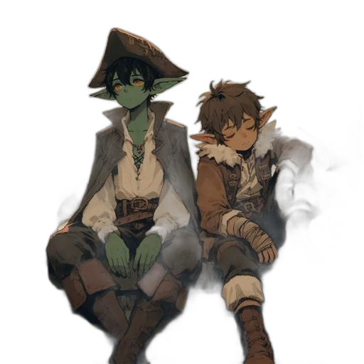 mask, staff, jacket, concept art transparent PNG cut-out