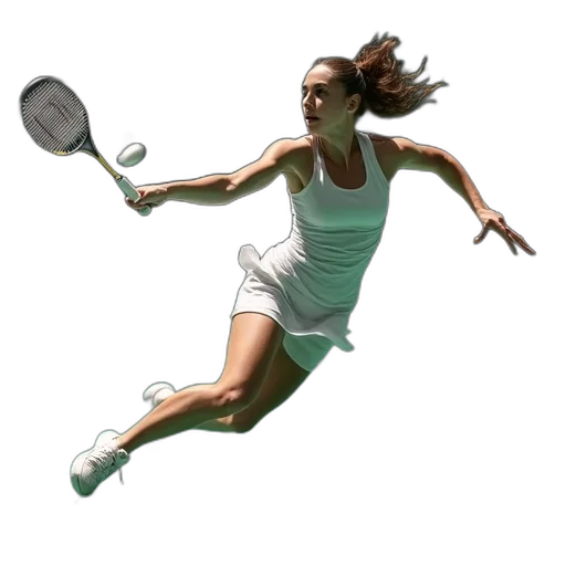 staff, hair, dress, photorealistic transparent PNG cut-out