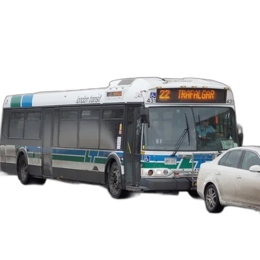 car, london, transit, bus transparent PNG cut-out