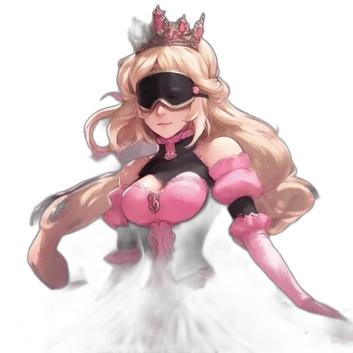 crown, weapon, mask, dress transparent PNG cut-out