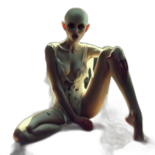 creature, robot, dress, concept art transparent PNG cut-out