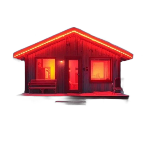 building, furniture, 3d render, concept art transparent PNG cut-out