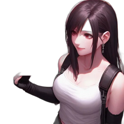 jacket, staff, weapon, face transparent PNG cut-out