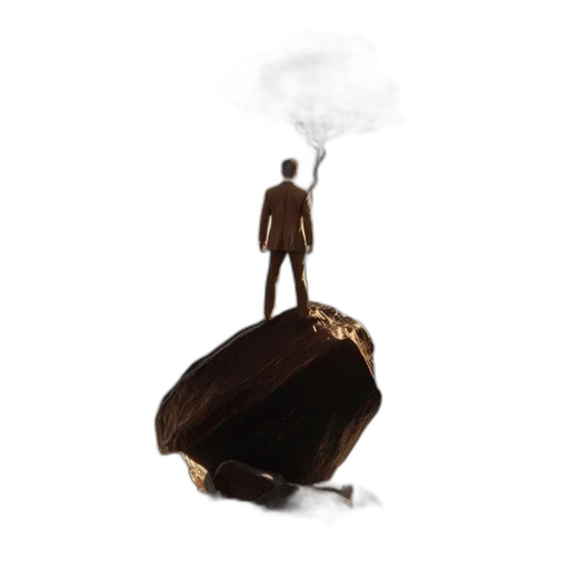 staff, concept art, 3d render, suited transparent PNG cut-out