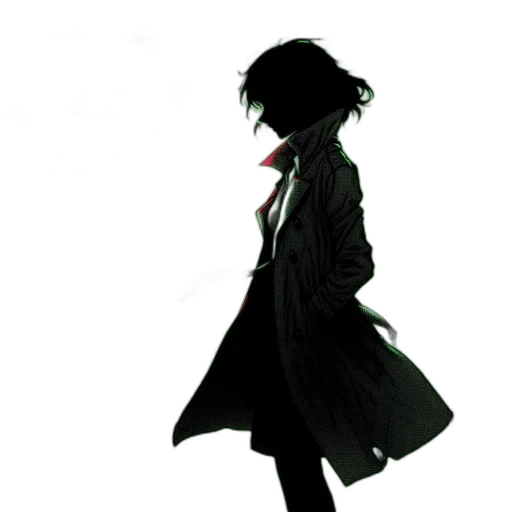 jacket, dress, staff, umbrella transparent PNG cut-out