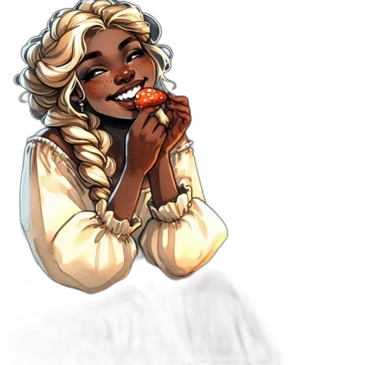 concept art, fantasy art, watercolor, comic book art transparent PNG cut-out