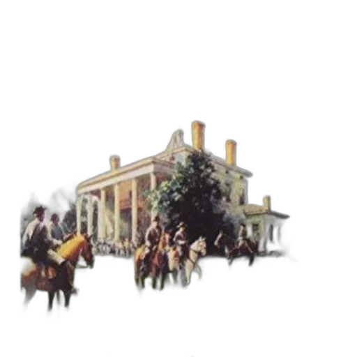 staff, building, concept art, oil painting transparent PNG cut-out