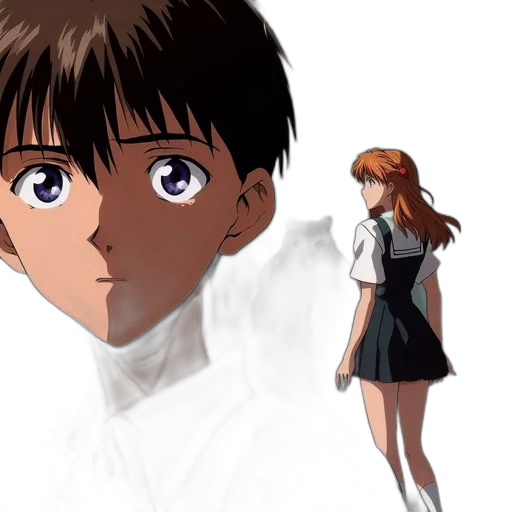 face, anime, concept art, photorealistic transparent PNG cut-out