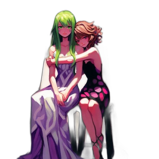 dress, concept art, pixel art, comic book art transparent PNG cut-out