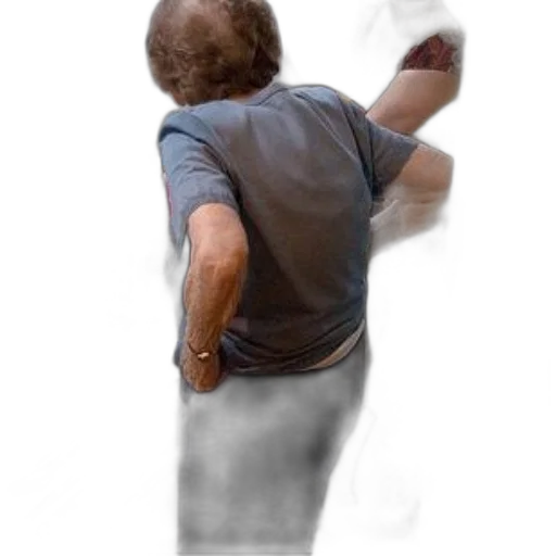 staff, weapon, hair, shoes transparent PNG cut-out