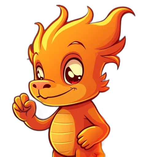 dragon, creature, staff, animal transparent PNG cut-out