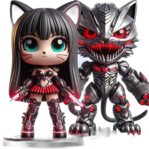 concept art, two, characters, depicted transparent PNG cut-out