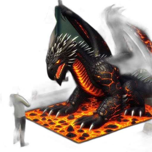 dragon, creature, animal, concept art transparent PNG cut-out