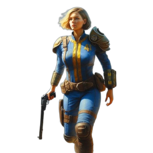 staff, jacket, weapon, concept art transparent PNG cut-out