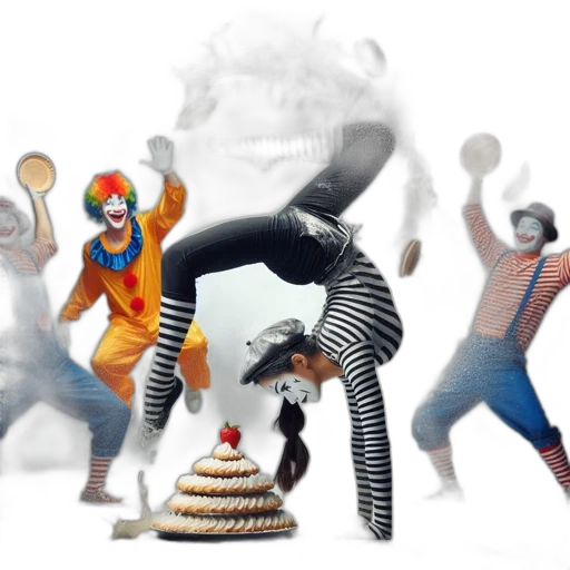 concept art, 3d render, circus, stage transparent PNG cut-out