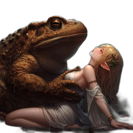 creature, dragon, dress, concept art transparent PNG cut-out
