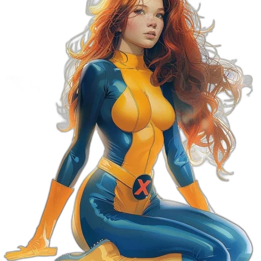 comic book art, concept art, fantasy art, cartoon transparent PNG cut-out