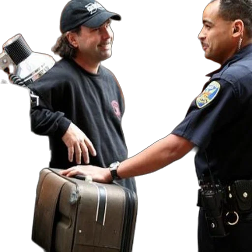staff, fire, police, officer transparent PNG cut-out