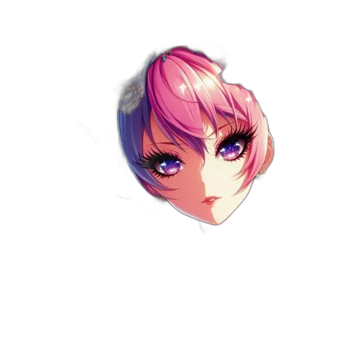 face, mask, hair, creature transparent PNG cut-out