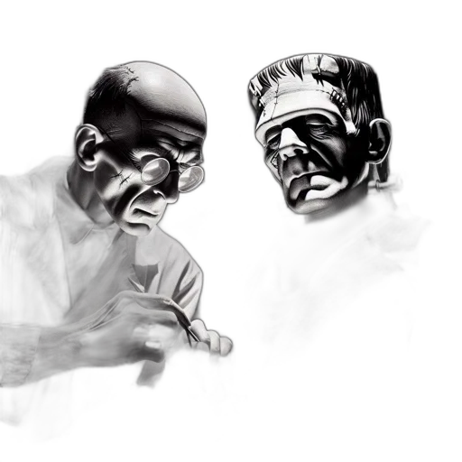 mask, concept art, comic book art, photorealistic transparent PNG cut-out