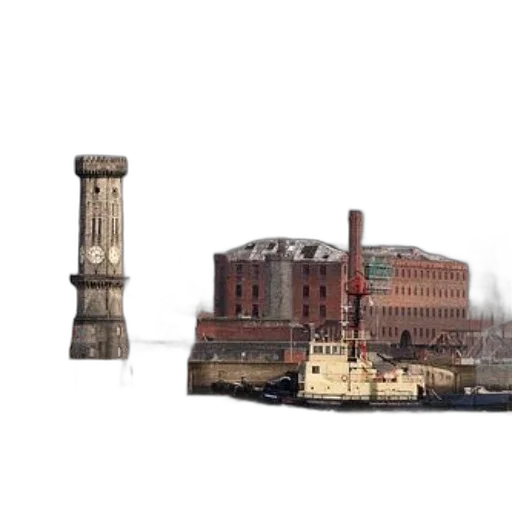 building, furniture, concept art, photorealistic transparent PNG cut-out