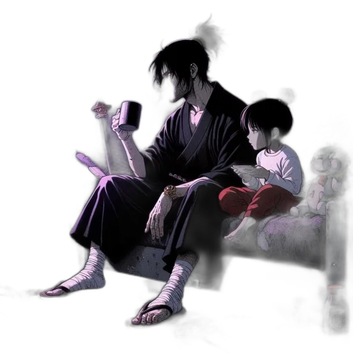 concept art, comic book art, anime, fantasy art transparent PNG cut-out