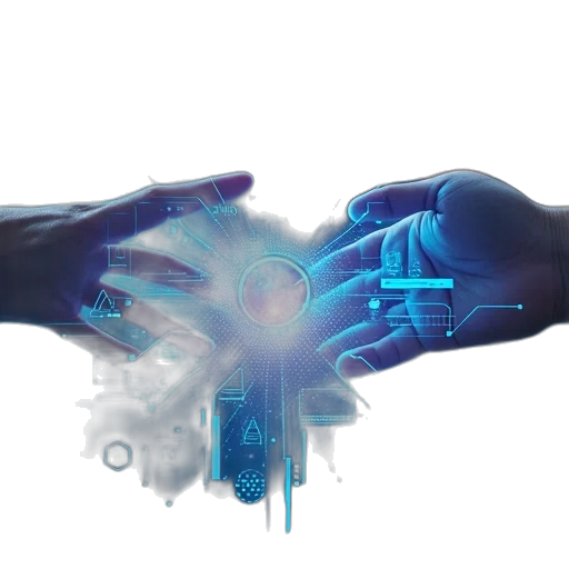 robot, cyberpunk, 3d render, concept art transparent PNG cut-out