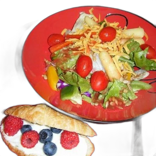 food, red, plate, salad transparent PNG cut-out