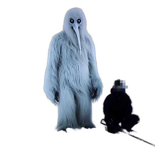 creature, staff, animal, mask transparent PNG cut-out