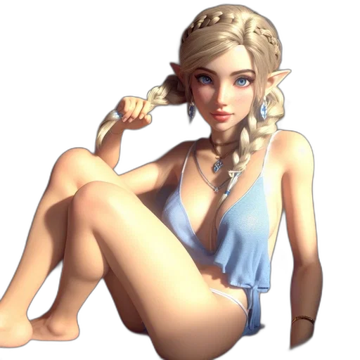 jewelry, dress, staff, fantasy art transparent PNG cut-out