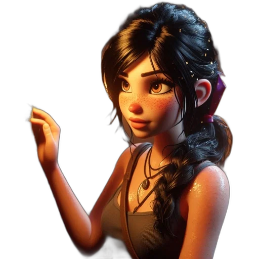 staff, jewelry, face, dress transparent PNG cut-out