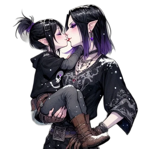 fantasy art, concept art, watercolor, pixel art transparent PNG cut-out
