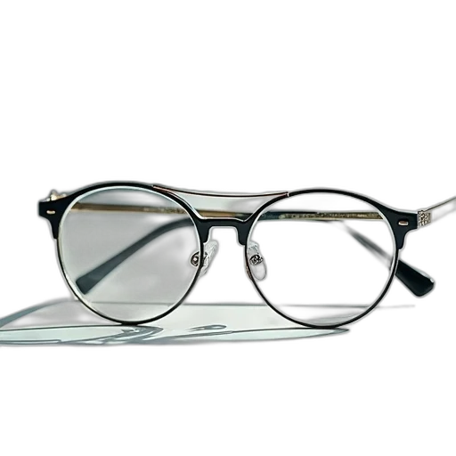 3d render, fashionable, clear, lens transparent PNG cut-out