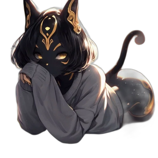 mask, staff, creature, animal transparent PNG cut-out