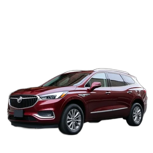 car, maroon, buick, enclave transparent PNG cut-out