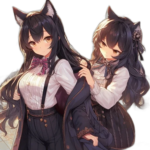 staff, animal, dress, anime transparent PNG cut-out