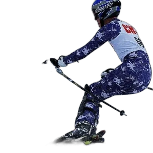 staff, skier, wearing, blue transparent PNG cut-out
