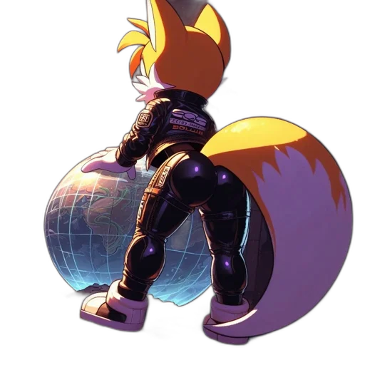 robot, jacket, staff, animal transparent PNG cut-out